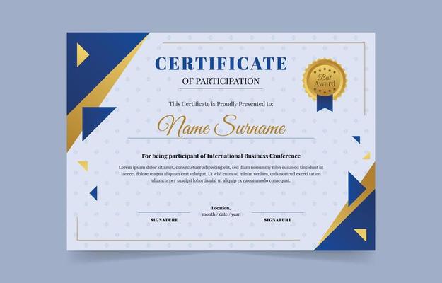 Certificate Of Participation Vector Art, Icons, and Graphics for Free Download certificate-of-participation-vector-art-icons-and-graphics-for-free-download