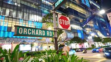 Orchard Rd green street sign video
