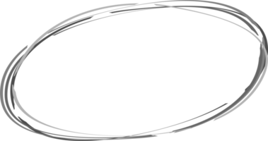 Round frame, a set of randomly overlapping curves 3 png