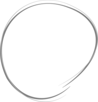 cadre rond, un ensemble de courbes qui se chevauchent au hasard png