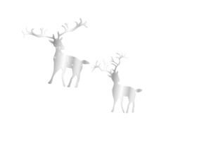 lusso maschio e femmina cervo reali clipart splendore nel il buio gratuito trasparente png