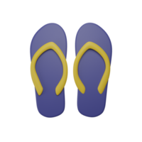 flip flops 3d ikon, lämplig för använda sig av som ett ytterligare element i din affisch, baner och mall mönster png