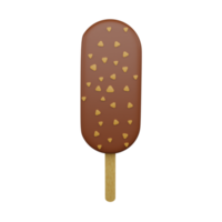 Ice Cream 3d icon, suitable for use as an additional element in your poster, banner and template designs png