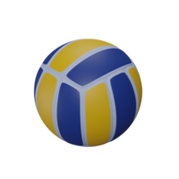 volleybal 3d icoon, geschikt voor gebruik net zo een extra element in uw poster, banier en sjabloon ontwerpen png