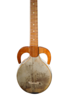 An ancient Asian stringed musical instrument, isolated. Central Asia, Uzbekistan png