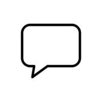 Speech bubble icon vector design templates