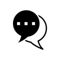 Speech bubble icon vector design templates