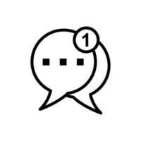 Speech bubble icon vector design templates