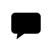 Speech bubble icon vector design templates