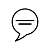 Speech bubble icon vector design templates