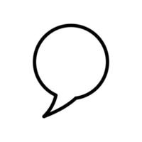 Speech bubble icon vector design templates