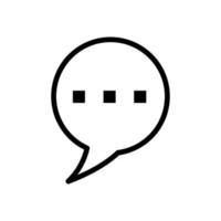 Speech bubble icon vector design templates