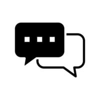 Speech bubble icon vector design templates