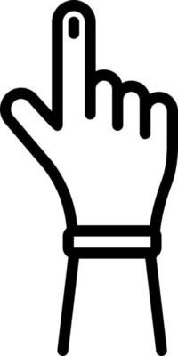 line icon for voter