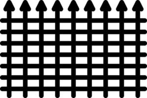 line icon for fence vector