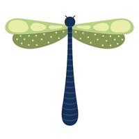 dragonfly bug icon vector