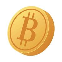 cryptocurrency bitcoin coin vector