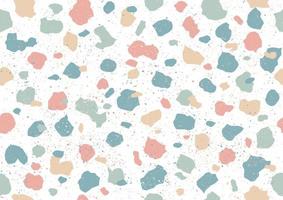 Colorful pattern with terrazzo texture vector