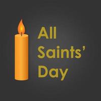 poster all saints' day vector