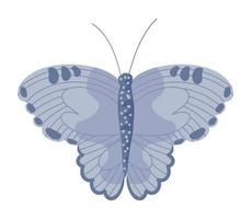 diseño de mariposa plana vector