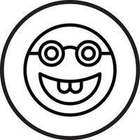 Nerd Icon Style vector