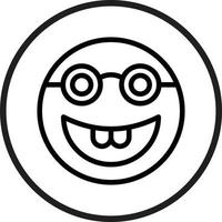 Nerd Icon Style vector