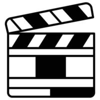Clapperboard  Which Can Easily Modify Or Edit vector