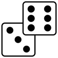 Dice  Which Can Easily Modify Or Edit vector