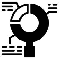 data analysis icon vector illustration . education . technology
