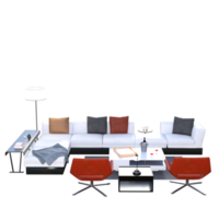 Home furniture asset 3d rendering png