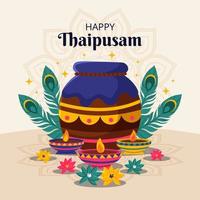 Happy Thaipusam Illustration vector