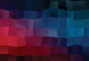 Dark Blue, Red vector polygon abstract layout.