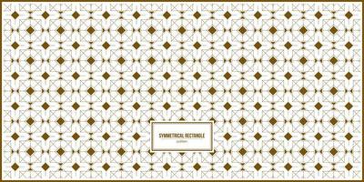abstract shape pattern of symmetrical rectangle vector