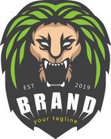 Lion Head Logo Template vector