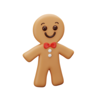 Christmas gingerbread man png