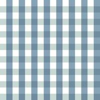 Simple vector gingham seamless background in shades of blue, symmetrical backdrop, universal pattern for packaging, printing on fabric, children's products and clothing