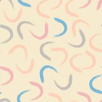 Seamless pattern brush strokes, abstract strokes of neutral colors vector