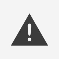Danger, warning, caution, exclamation icon vector isolated. attention symbol sign