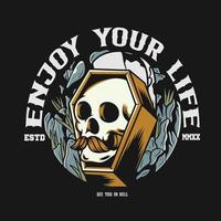 skull Fashion clothes template and t-shirt design. vector