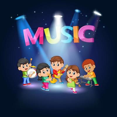 Kids Music Background Vector Art, Icons, and Graphics for Free Download