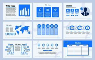 plantilla de presentacion formal vector