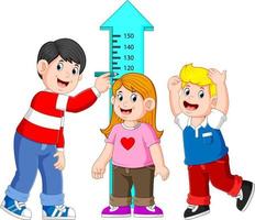 Height measure for children Royalty Free Vector Image