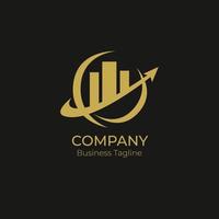 Logo Company Business Black Gold vector