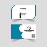 Clean Style Modern Business Card Template Print Ready vector