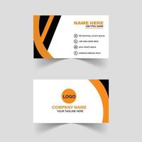 Clean Style Modern Business Card Template Print Ready vector