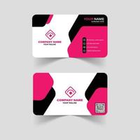 Clean Style Modern Business Card Template Print Ready vector