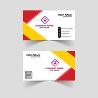 Clean Style Modern Business Card Template Print Ready vector
