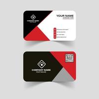 Clean Style Modern Business Card Template Print Ready vector
