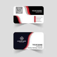 Clean Style Modern Business Card Template Print Ready vector