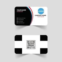 Clean Style Modern Business Card Template Print Ready vector